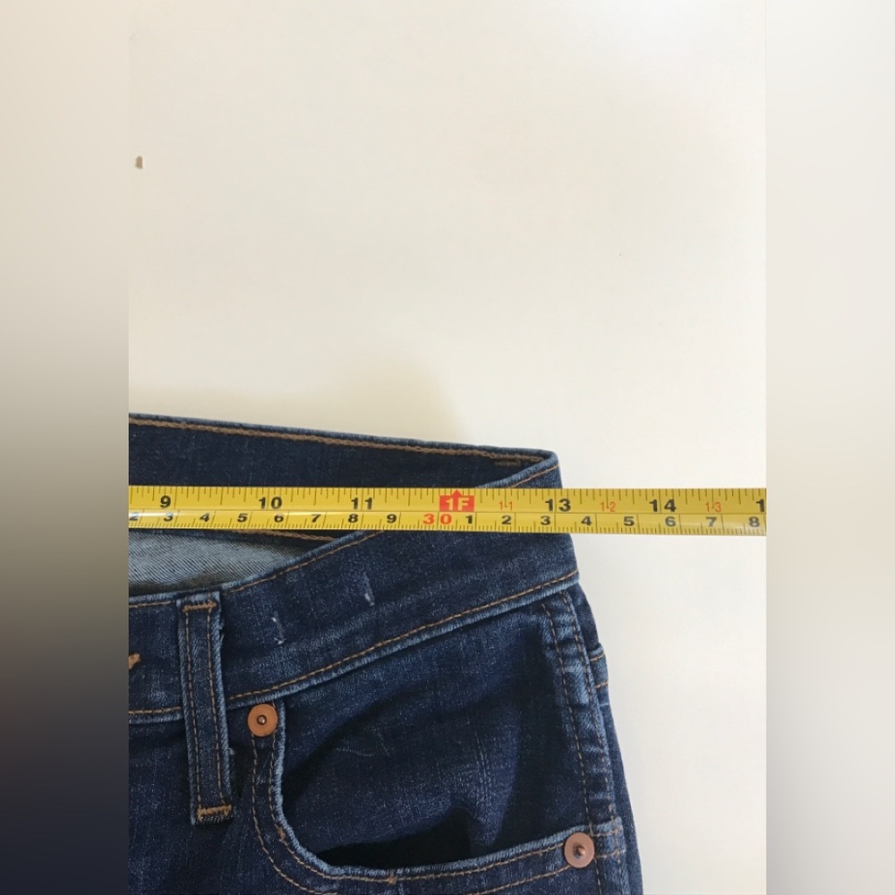 Madewell Womens 9” High Rise Skinny Crop Jeans Blue Size: 26 - Picture 11 of 13